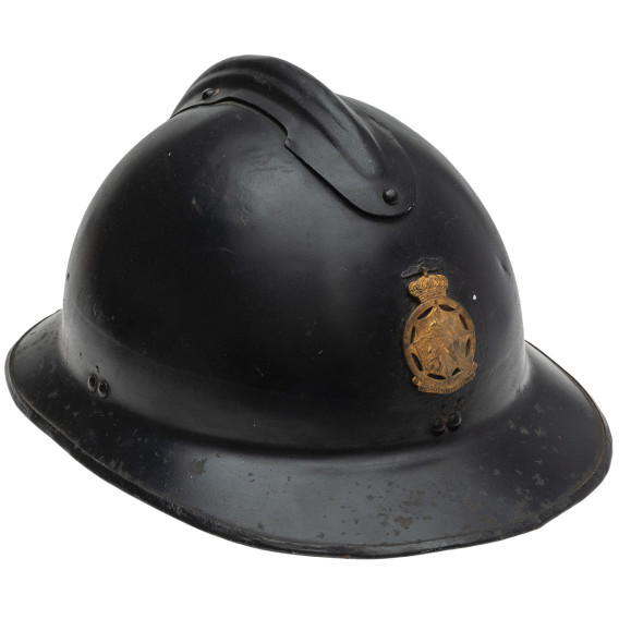 0637 Belgian militia helmet c