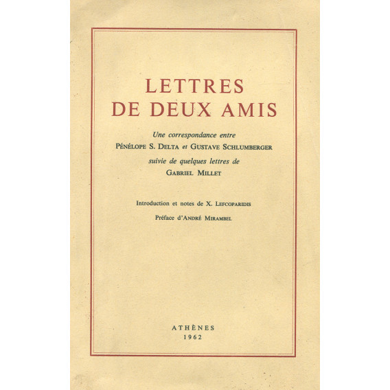 2242 LETTRES DE DEUX AMIS. Une corr