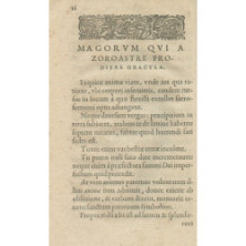 2870 ORACULA MAGICA ZOROASTRIS cum