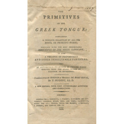 2898 THE PRIMITIVES OF THE GREEK TO